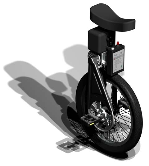 Unicycle with shadow w480