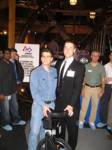 Dean Kamen (Segway inventor) and Daniel Wood (SBU inventor)